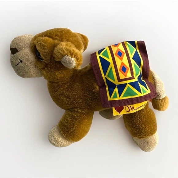 RUSS Morocco Oasis Camel With Colourful Saddle Blanket 10 Inches Adorable Plush - Picture 2 of 7
